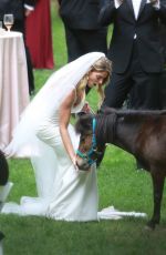 ASHLEY GREENE and Paul Khoury at Their Wedding Reception in San Jose 07/07/2018