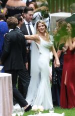 ASHLEY GREENE and Paul Khoury at Their Wedding Reception in San Jose 07/07/2018