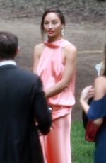 ASHLEY GREENE and Paul Khoury at Their Wedding Reception in San Jose 07/07/2018