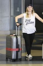 ASHLEY JOHNSON at LAX Airport in Los Angeles 07/11/2018
