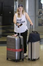 ASHLEY JOHNSON at LAX Airport in Los Angeles 07/11/2018