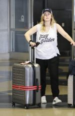 ASHLEY JOHNSON at LAX Airport in Los Angeles 07/11/2018