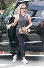 ASHLEY TISDALE Arrives at Saks Fifth Avenue in Beverly Hills 07/09/2018