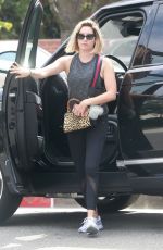 ASHLEY TISDALE Arrives at Saks Fifth Avenue in Beverly Hills 07/09/2018