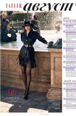 BARBARA PALVIN for Tatler Magazine, Russia August 2018