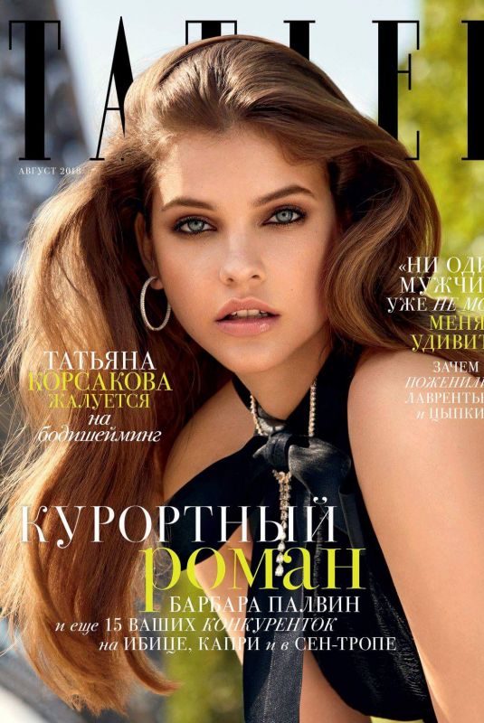 BARBARA PALVIN in Tatler Magazine, Russia August 2018 Issue