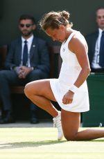 BARBORA STRYCOVA at Wimbledon Tennis Championships in London 07/06/2018