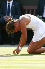 BARBORA STRYCOVA at Wimbledon Tennis Championships in London 07/06/2018