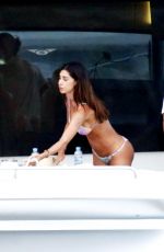 BELEN RODRIGUEZ in Bikini at a Yacht in Ibiza 07/18/2018