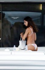 BELEN RODRIGUEZ in Bikini at a Yacht in Ibiza 07/18/2018