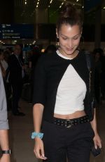 BELLA HADID at Charles De Gaulle Airport in Paris 07/09/2018