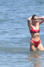 BELLA HADID in Bikini at a Beach in Malibu 07/04/2018