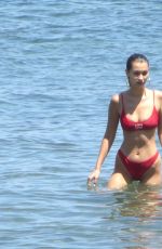 BELLA HADID in Bikini at a Beach in Malibu 07/04/2018