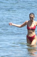 BELLA HADID in Bikini at a Beach in Malibu 07/04/2018