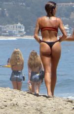 BELLA HADID in Bikini at a Beach in Thousand Oaks 07/10/2018