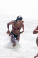 BELLA HADID in Bikini at a Beach in Thousand Oaks 07/10/2018