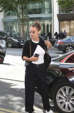 BELLA HADID Out and About in Paris 07/09/2018
