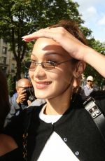 BELLA HADID Out and About in Paris 07/09/2018