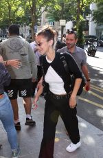 BELLA HADID Out and About in Paris 07/09/2018