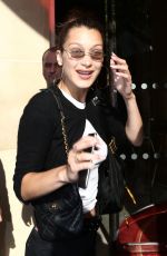 BELLA HADID Out and About in Paris 07/09/2018
