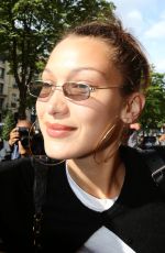 BELLA HADID Out and About in Paris 07/09/2018