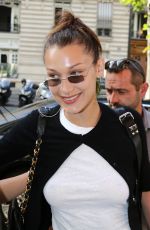 BELLA HADID Out and About in Paris 07/09/2018
