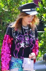 BELLA THORNE Leaves a Party in Los Angeles 07/12/2018