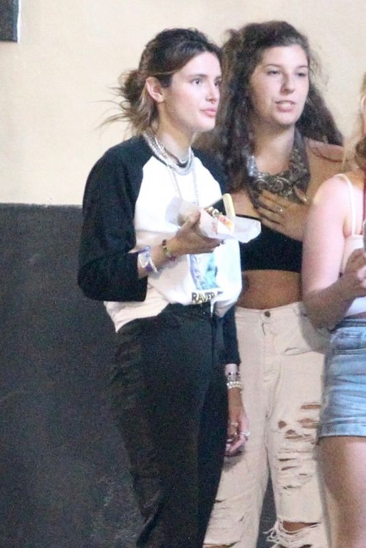 BELLA THORNE Night Out in Hollywood 07/27/2018