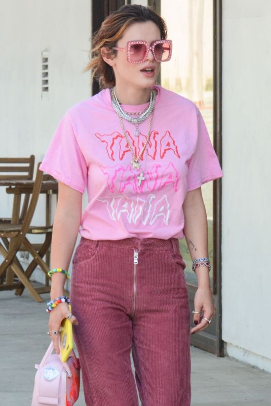 BELLA THORNE Out in Los Angeles 07/14/2018