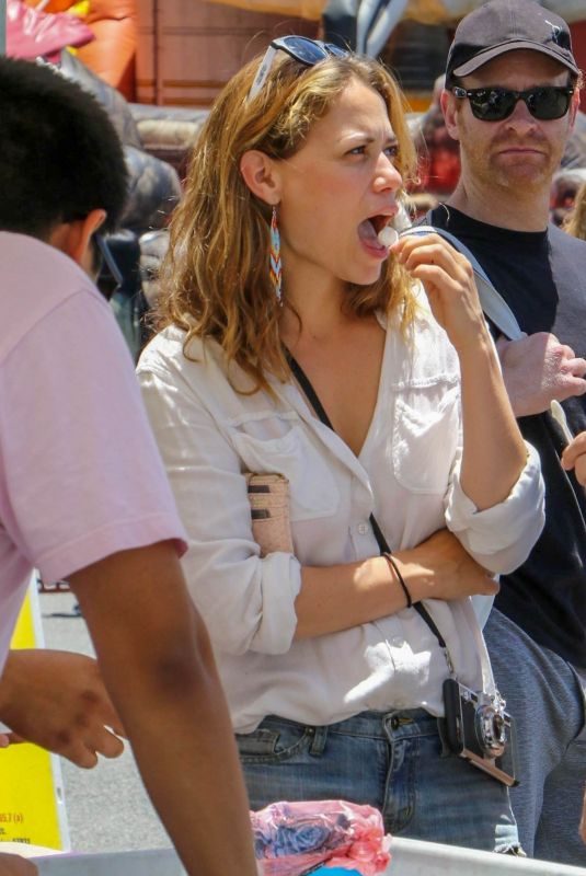 BETHANY JOY LENZ at Farmers Market in Los Angeles 07/01/2018