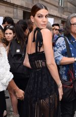 BIANCA BRANDOLINI at Elie Saab Show at Paris Fashion Week 03/03/2018