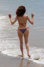 BLANCA BLANCI Celebrates Independence Day in Star Spangled Bikini at a Beach in Malibu 07/04/2018