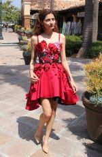 BLANCA BLANCO in a Red Dress Out in Malibu 07/18/2018