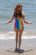BLANCA BLANCO in Swimsuit at a Beach in Malibu 07/23/2018