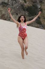 BLANCA BLANCO in Swimsuit on a Sandy Hill in Malibu 07/03/2018