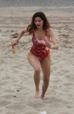 BLANCA BLANCO in Swimsuit on a Sandy Hill in Malibu 07/03/2018