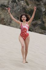 BLANCA BLANCO in Swimsuit on a Sandy Hill in Malibu 07/03/2018