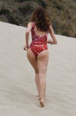 BLANCA BLANCO in Swimsuit on a Sandy Hill in Malibu 07/03/2018
