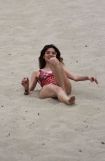 BLANCA BLANCO in Swimsuit on a Sandy Hill in Malibu 07/03/2018