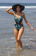 BLANCA BLANCO in Swimsuit on the Beach in Malibu 07/13/2018