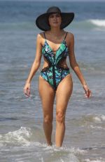 BLANCA BLANCO in Swimsuit on the Beach in Malibu 07/13/2018