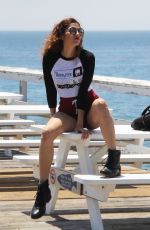 BLANCA BLANCO Out on the Pier at Paradise Cove in Malibu 07/24/2018