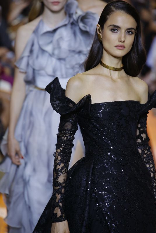 BLANCA PADILLA at Elie Saab Runway Show at Paris Fashion Week 07/04/2018