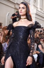 BLANCA PADILLA at Elie Saab Runway Show at Paris Fashion Week 07/04/2018