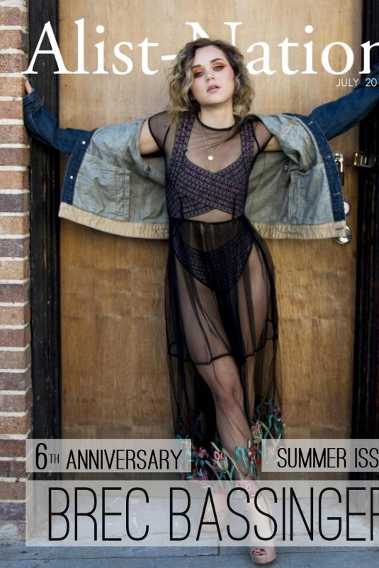 BREC BASSINGER in Alist-nation Magazine, July 2018