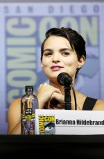 BRIANNA HILDEBRAND at Deadpool Panel at Comic-con in San Diego 07/21/2018