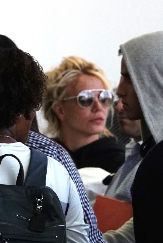 BRITNEY SPEARS at Los Angeles International Airport 07/10/2018