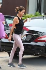 BROOKE BURKE at Booty Burn Class in Malibu 07/17/2018
