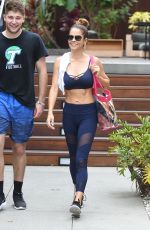 BROOKE BURKE at Booty Burn Class in Malibu 07/17/2018