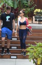 BROOKE BURKE at Booty Burn Class in Malibu 07/17/2018